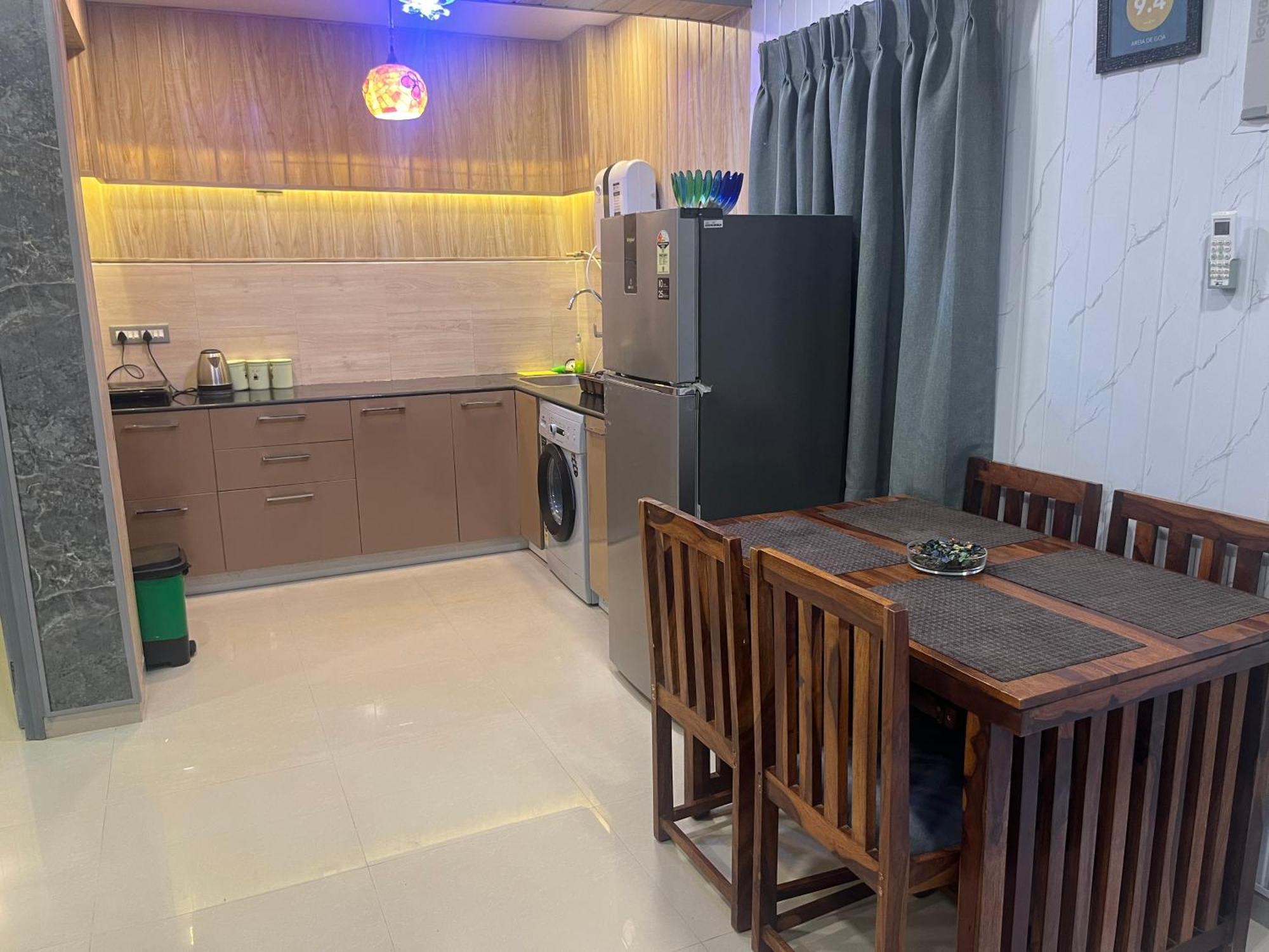 Areia De Goa, Comfort Stay Apartment Near Baga Beach Dış mekan fotoğraf